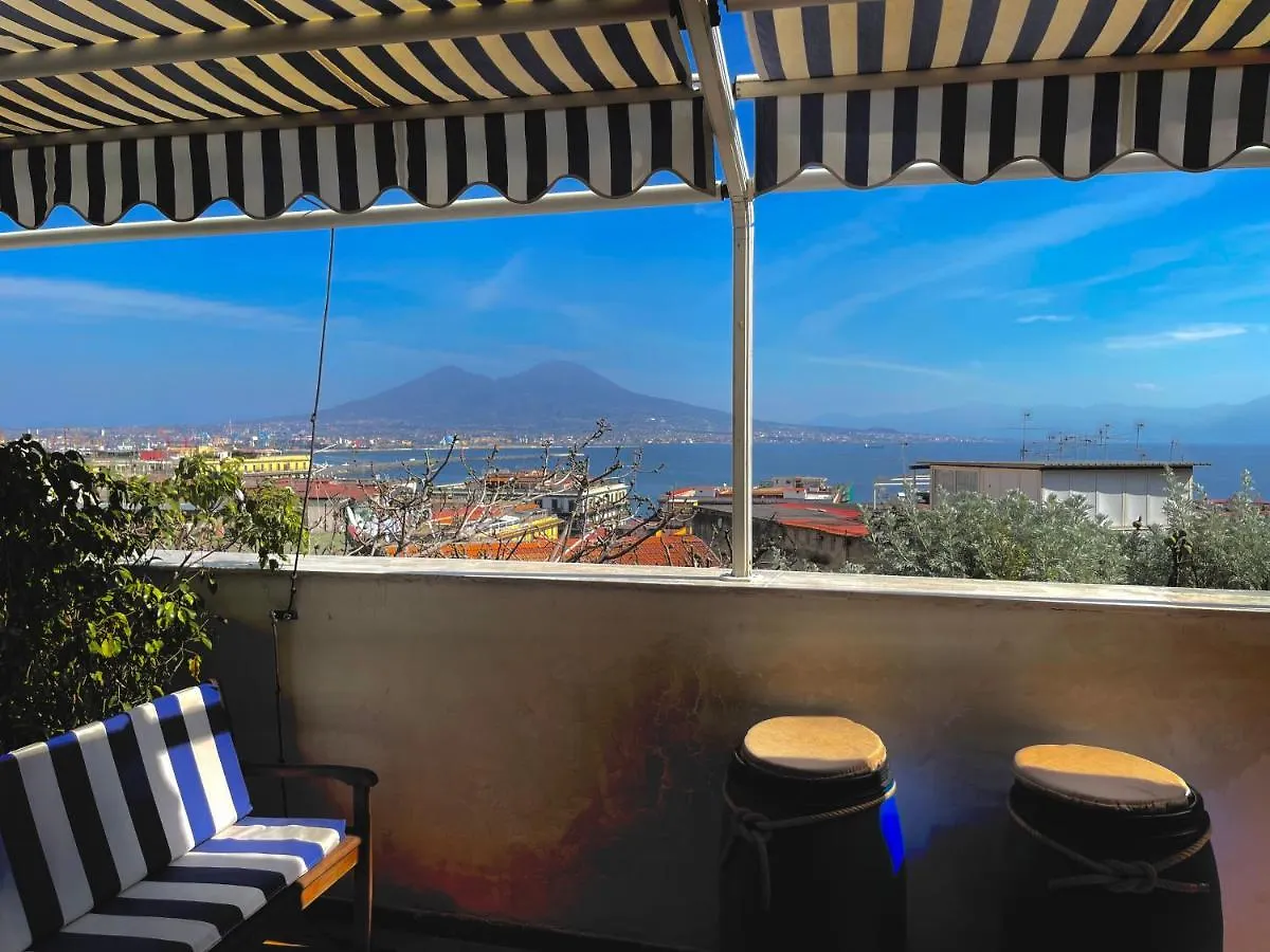 Alma De Templarsf - Stunning Design Home With Sea View And Terrace Naples Apartment