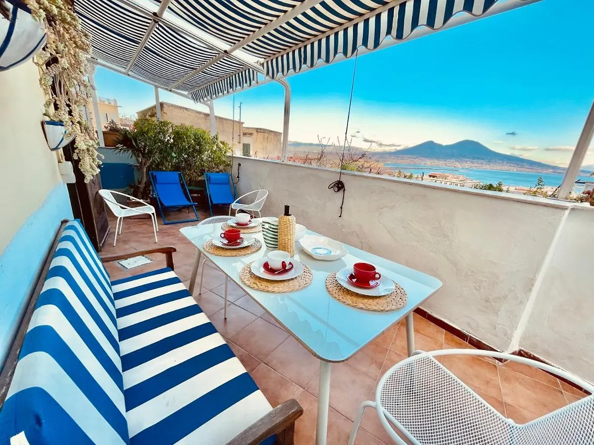 Alma De Templarsf - Stunning Design Home With Sea View And Terrace Naples