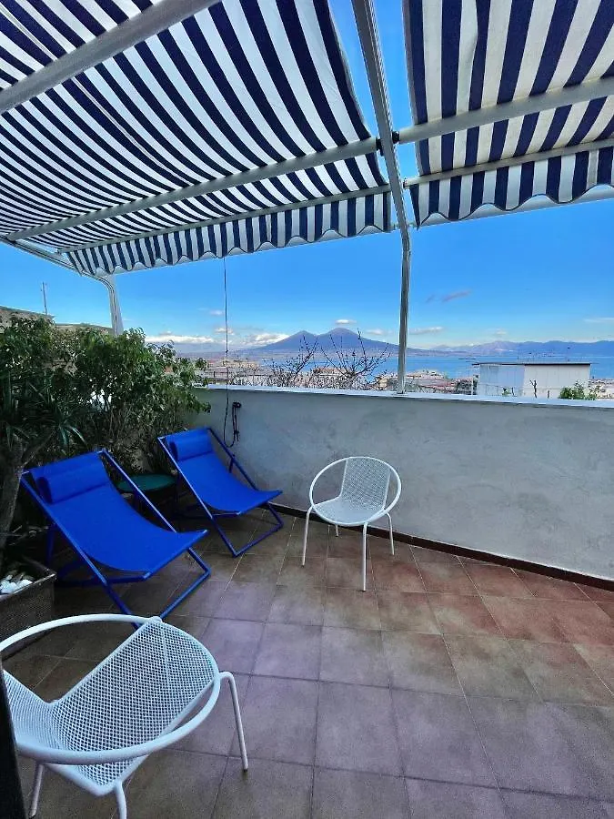 Alma De Templarsf - Stunning Design Home With Sea View And Terrace Naples Apartment